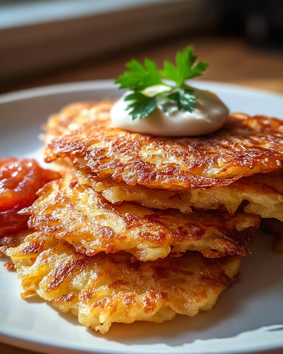 Kartoffelpuffer knusprig mit Apfelmus - Other 4