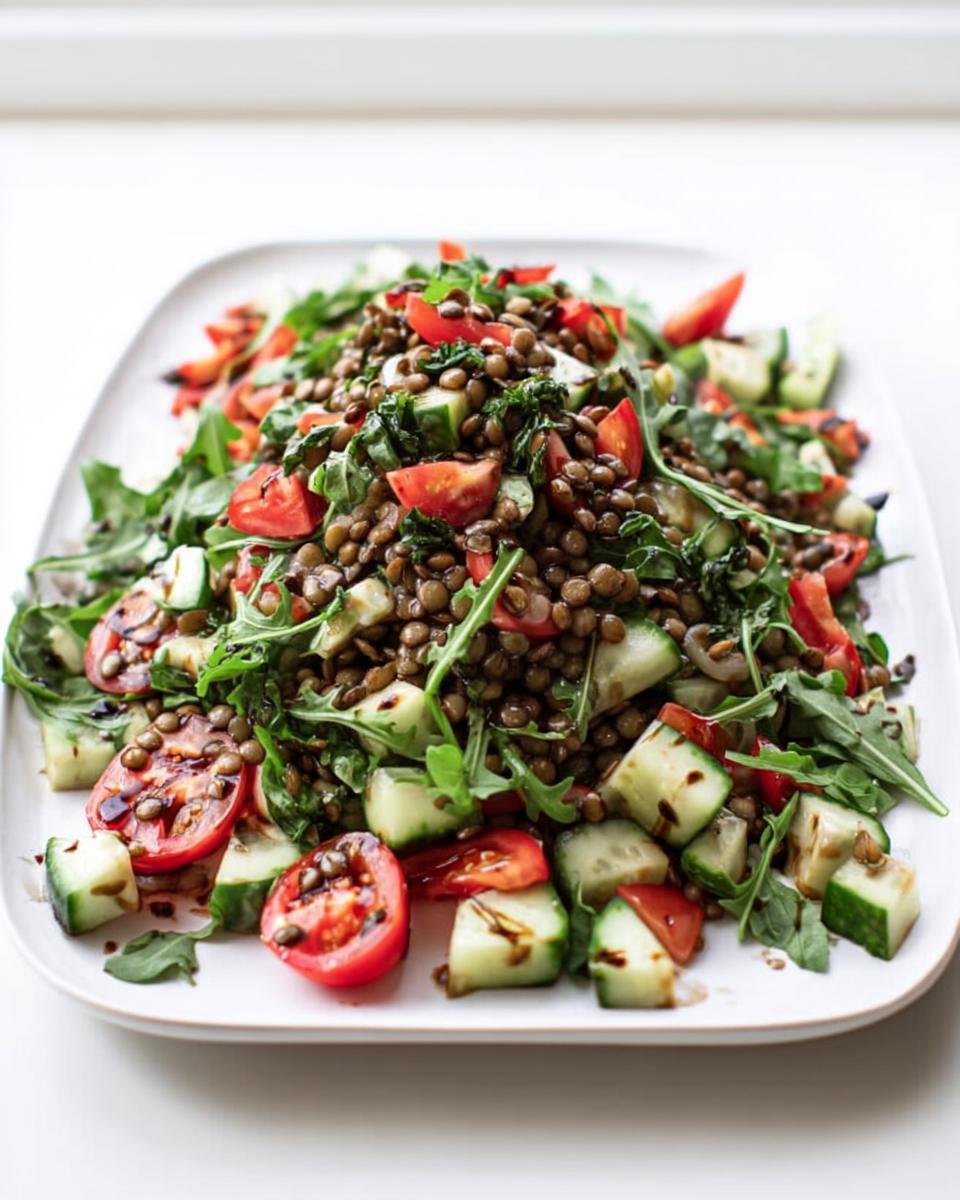 Linsensalat mit Rucola & Balsamico - Other 3