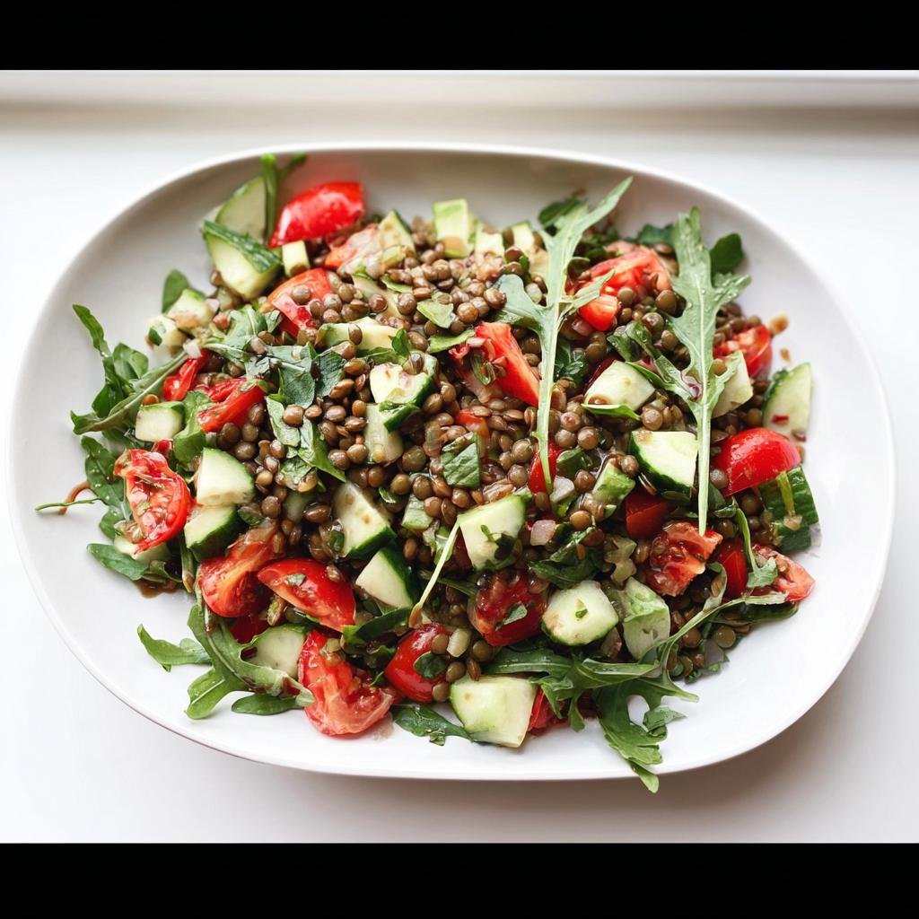 Linsensalat mit Rucola & Balsamico - Tasty