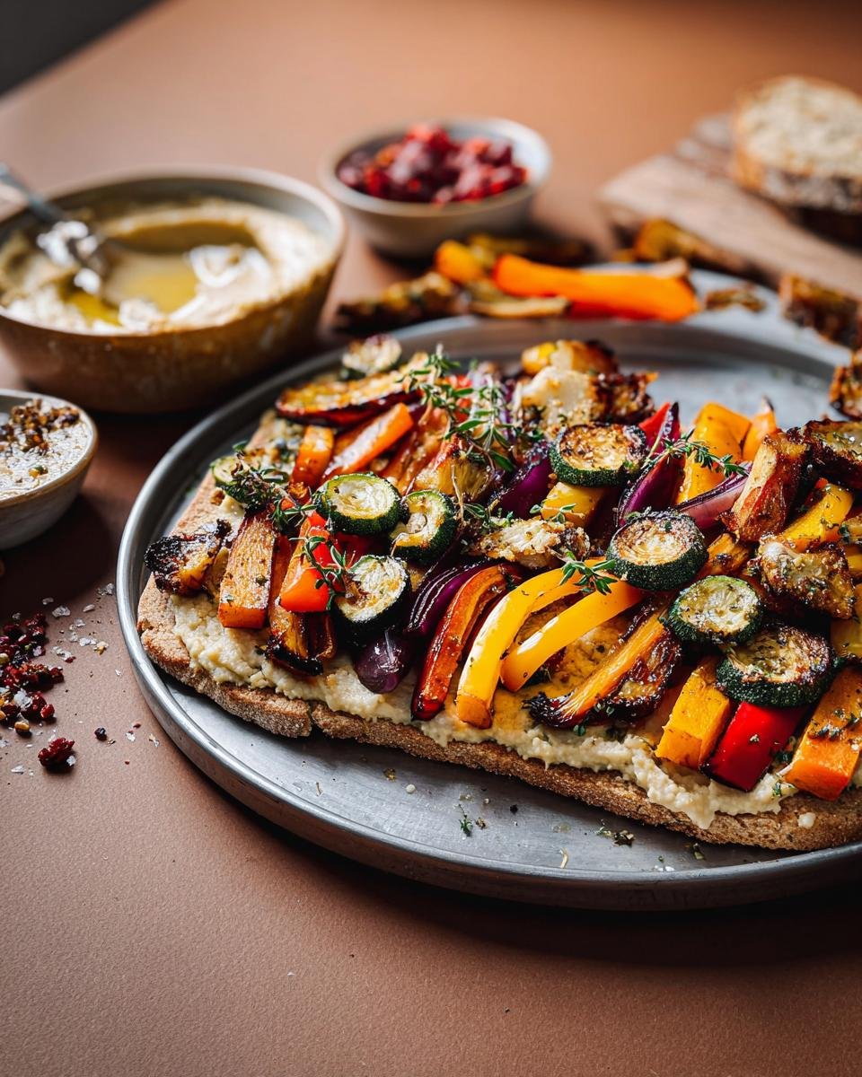 Ofen-Gemüse mit Hummus & Fladenbrot - Other 1