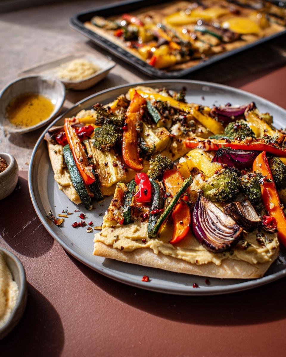 Ofen-Gemüse mit Hummus & Fladenbrot - Other 2