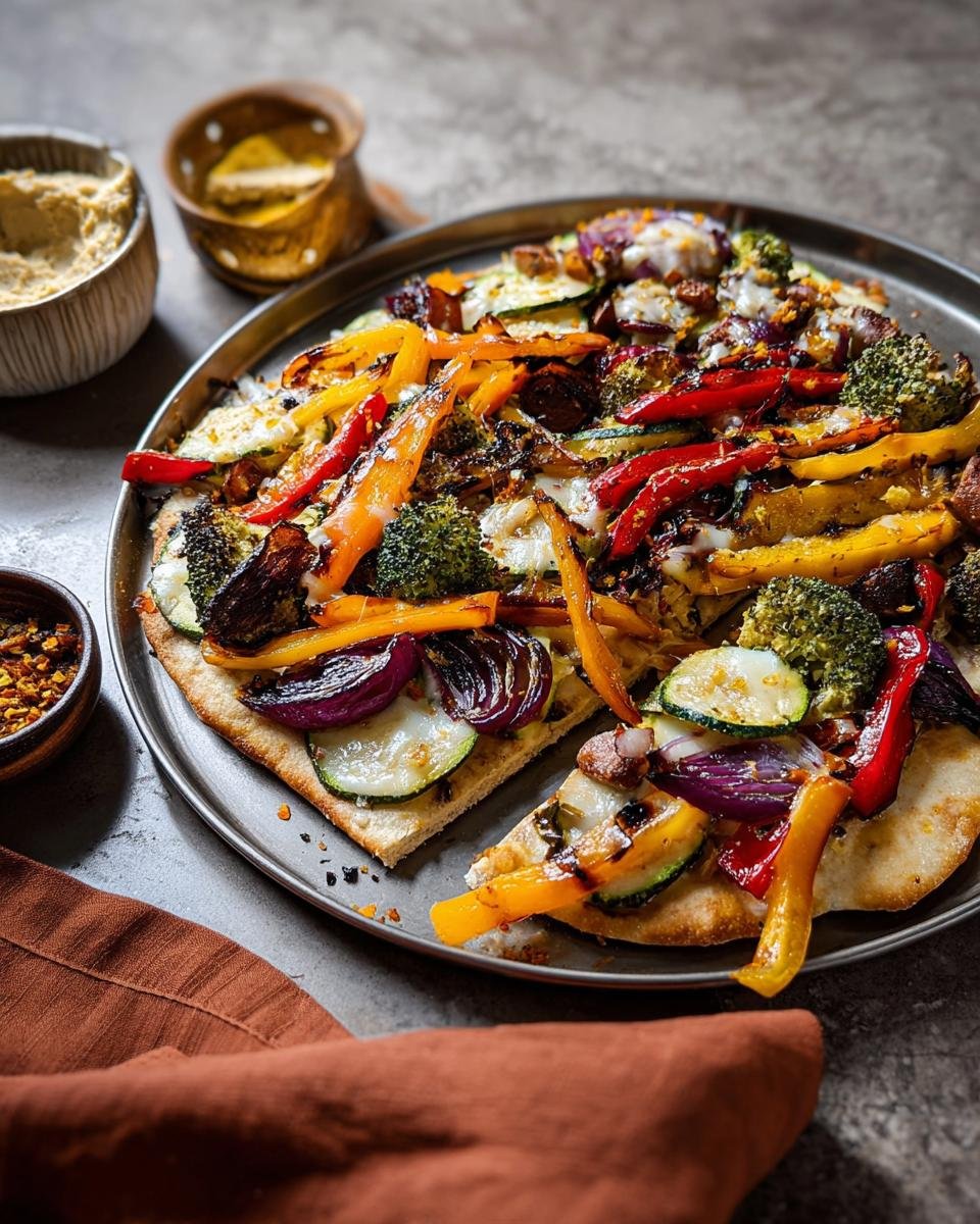 Ofen-Gemüse mit Hummus & Fladenbrot - Other 3