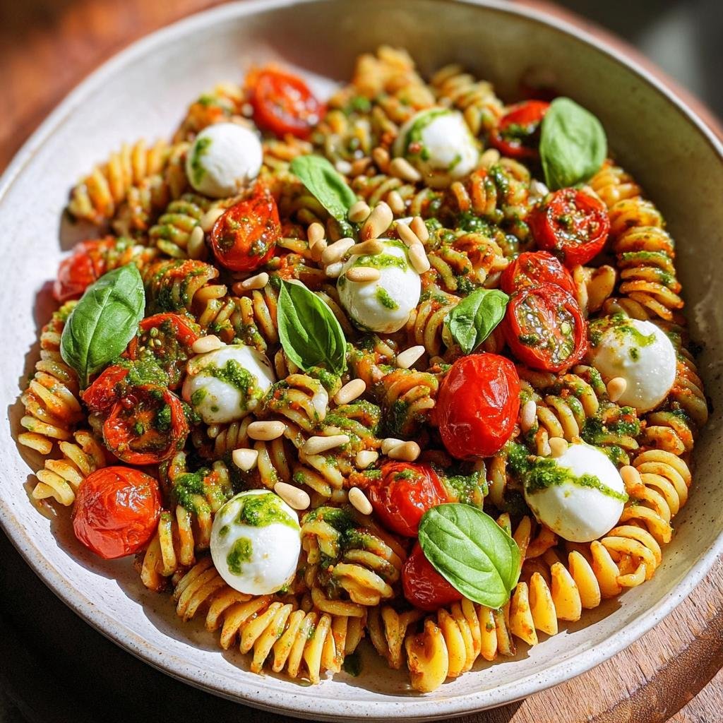 Pasta mit Pesto Rosso & Kirschtomaten - Tasty