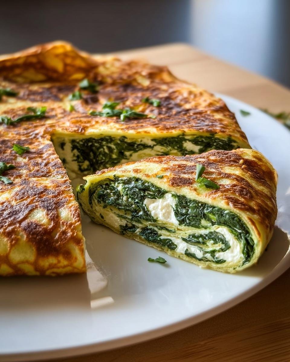 Pfannkuchen herzhaft mit Spinat & Feta - Other 3