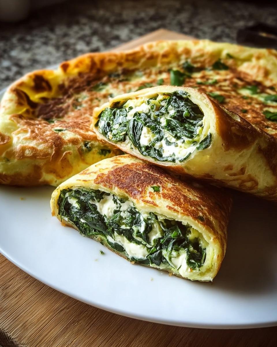 Pfannkuchen herzhaft mit Spinat & Feta - Other 4