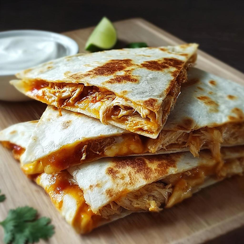 Quesadillas mit Hähnchen & Käse - Tasty
