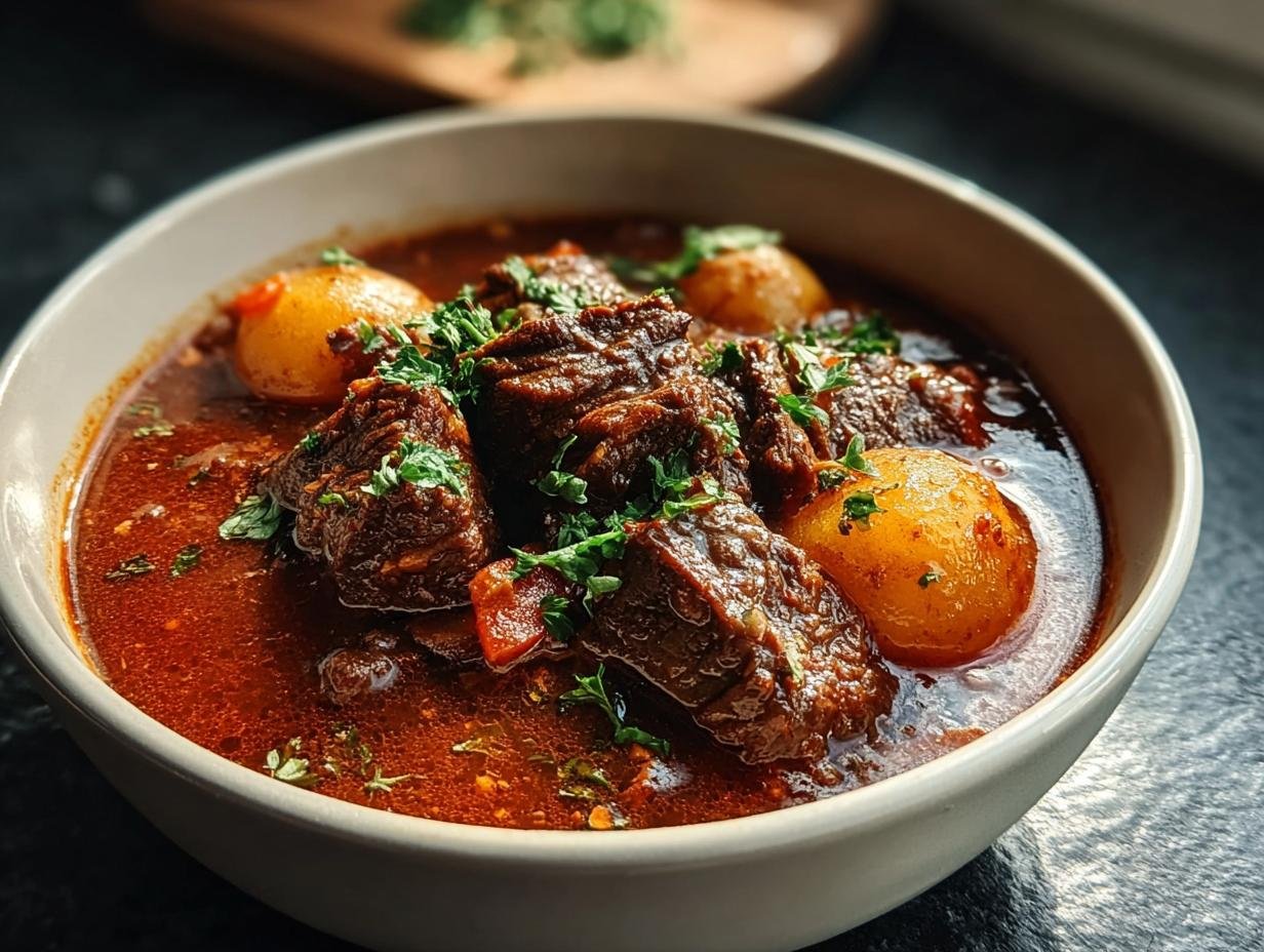 Tolles Rindergulasch fix mit Kartoffeln Rezept