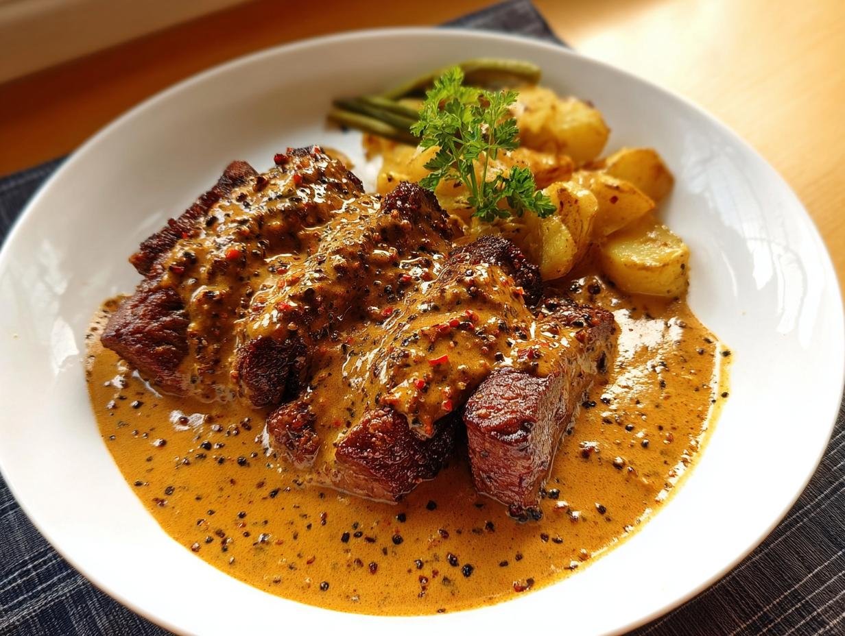 Genial 90 Min Rinderstreifen in Pfefferrahmsauce