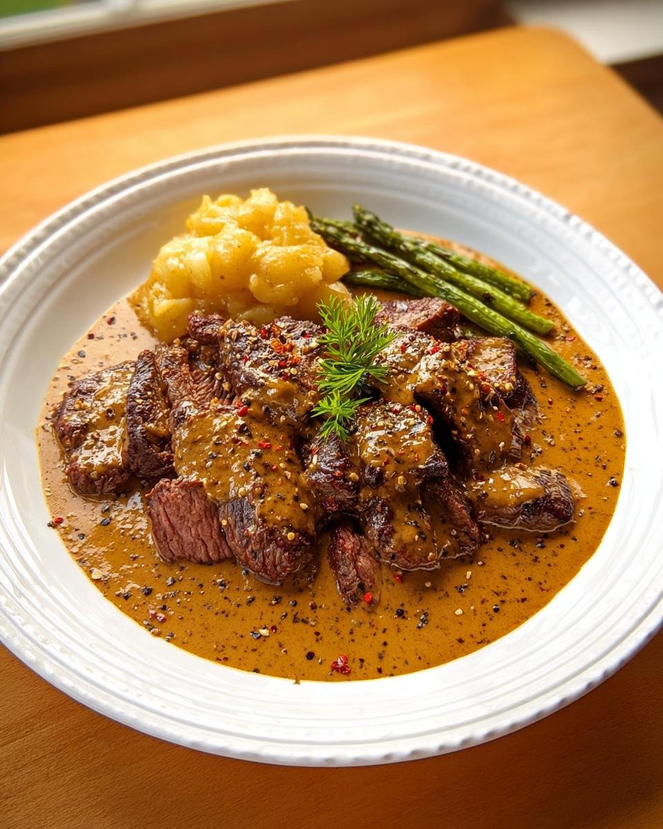 Rinderstreifen in Pfefferrahmsauce - Other 4