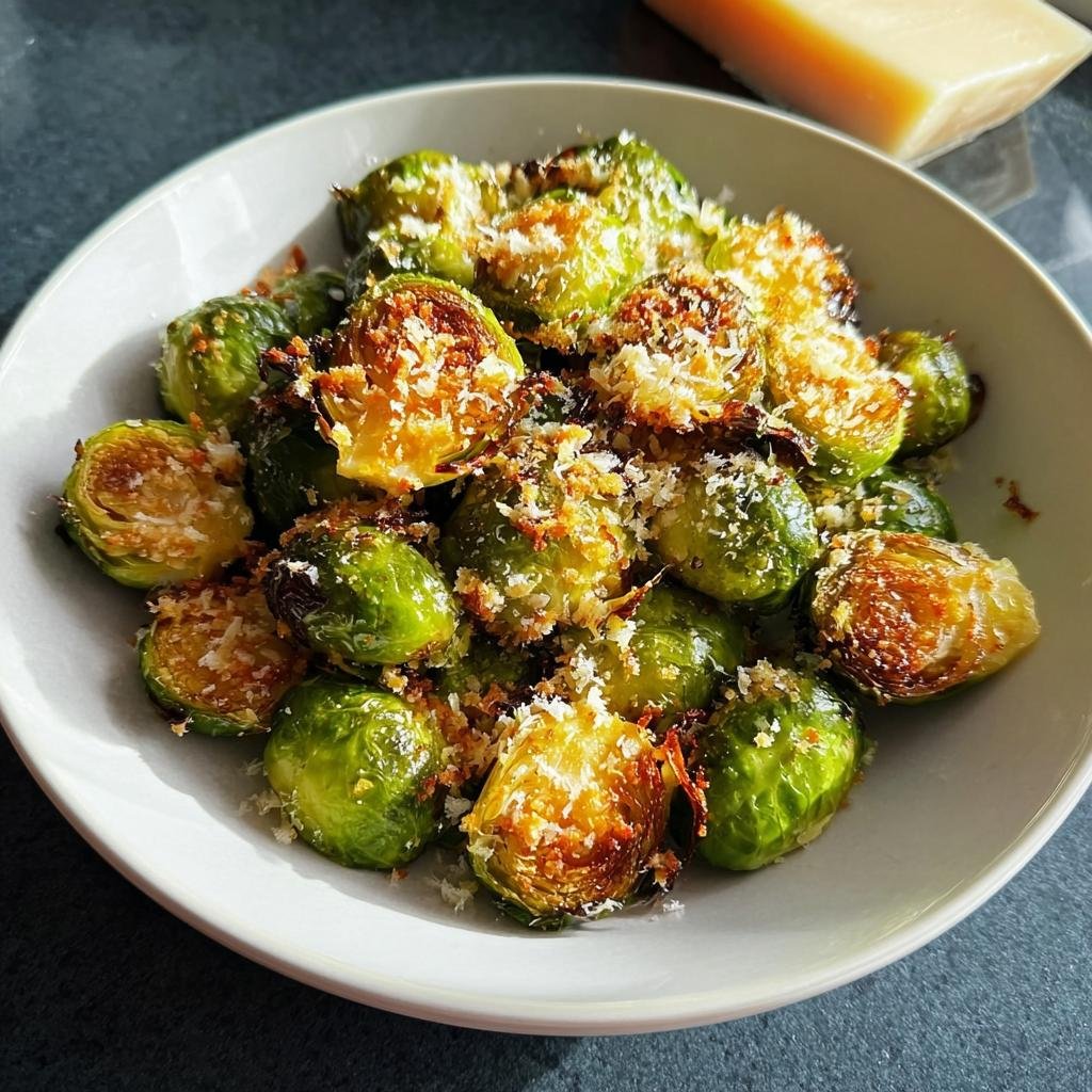 Rosenkohl aus dem Ofen mit Parmesan - Tasty