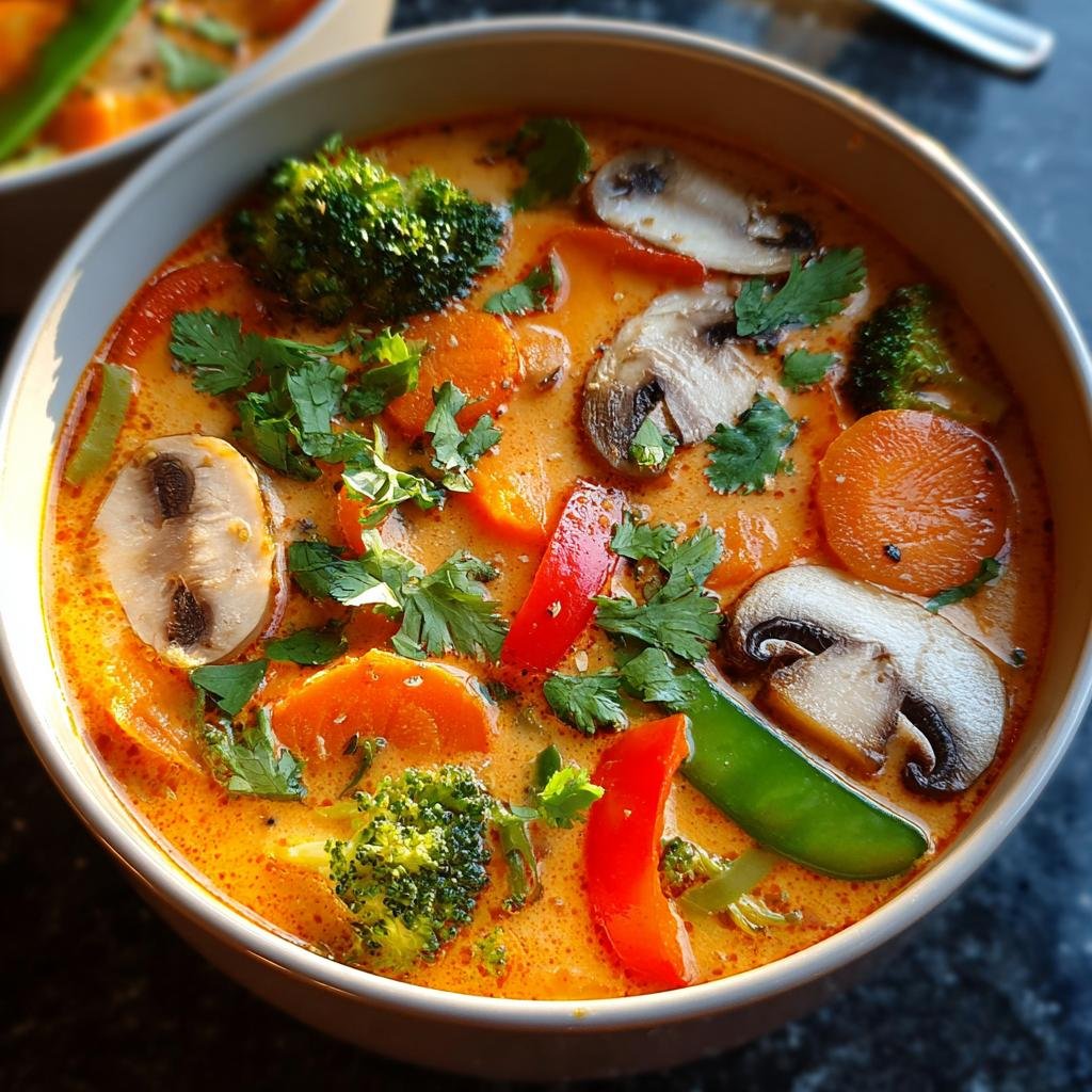Schnelle Gemüse-Thai-Curry-Suppe - Tasty