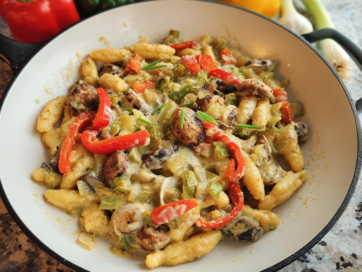 Genial 10 Min Schupfnudel-Pfanne mit Gemüse