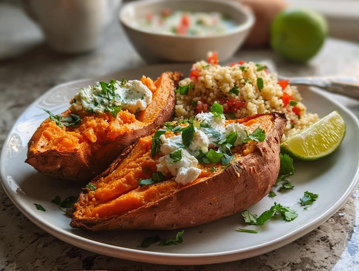 5 geniale Süßkartoffeln aus dem Ofen mit Dip