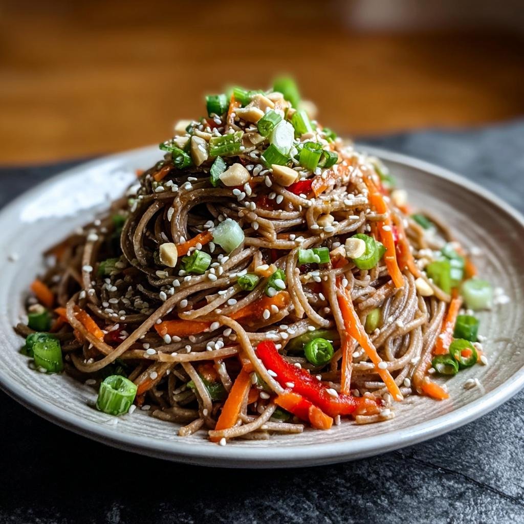 Soba-Nudeln mit Sesam-Ingwer-Sauce - Tasty