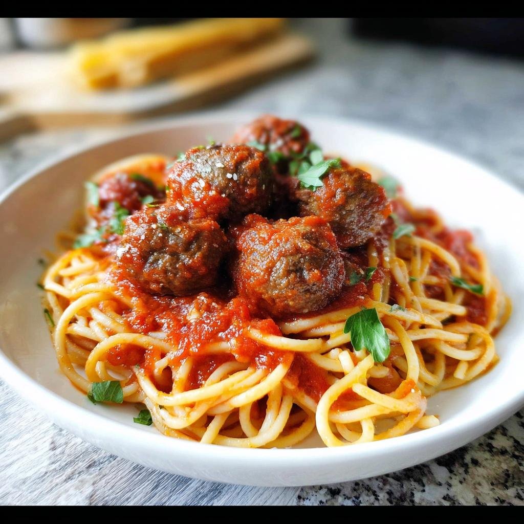 Spaghetti mit Fleischbällchen - Tasty