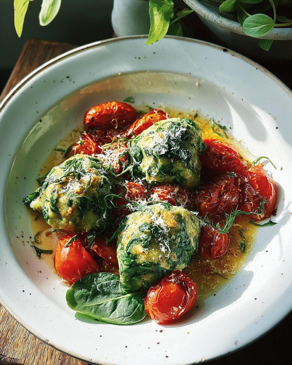 Spinatknödel mit Butter & Parmesan - Other 1