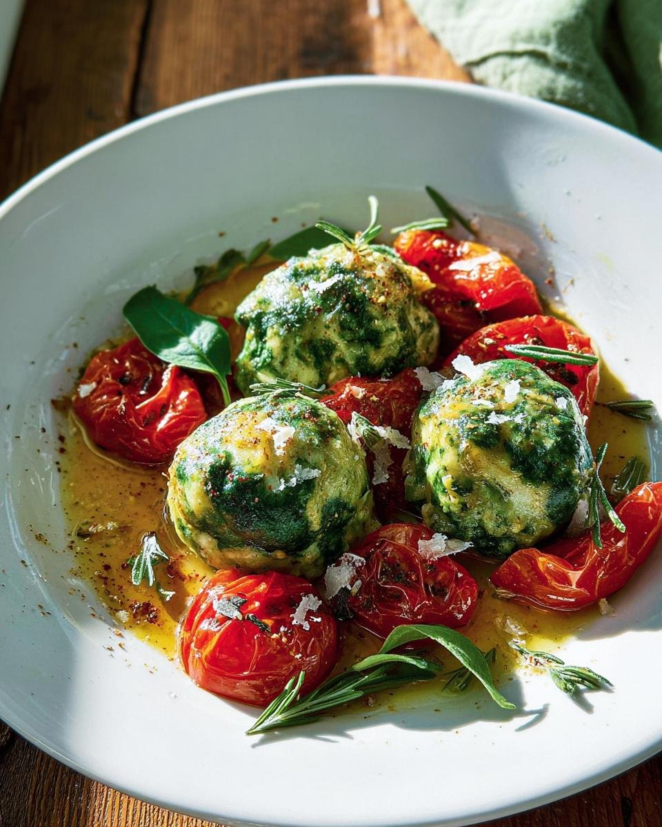 Spinatknödel mit Butter & Parmesan - Other 2