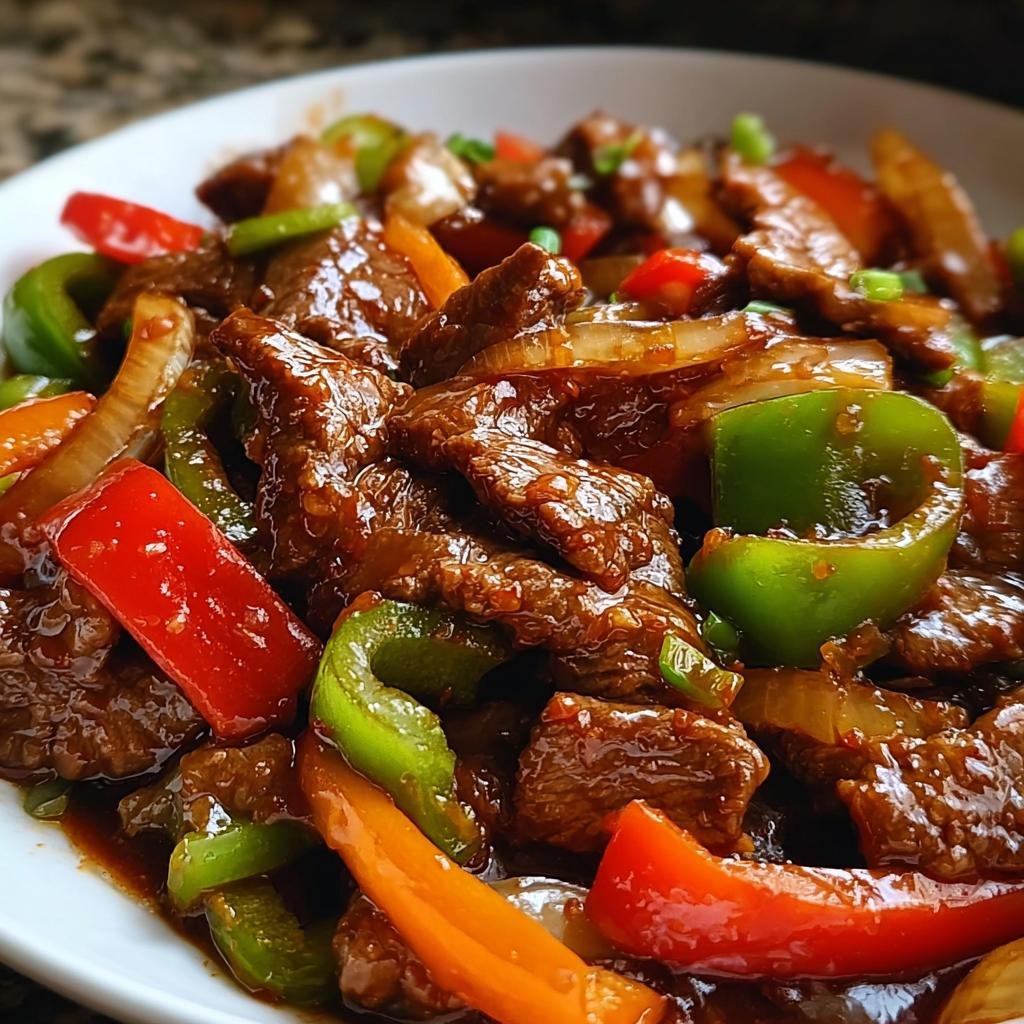 Stir-Fry mit Rindfleisch & Paprika - Tasty
