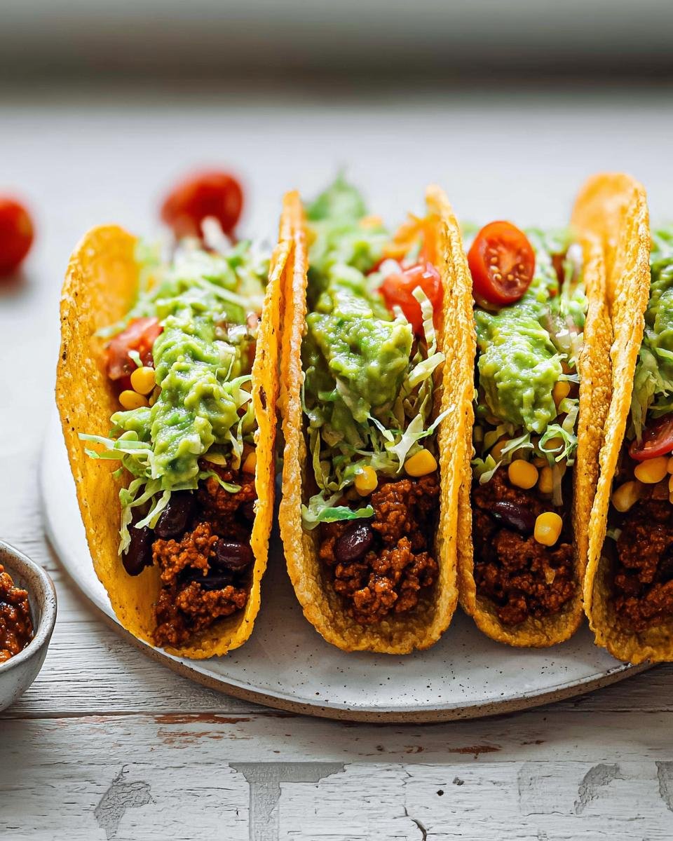 Tacos mit Bohnen, Mais & Guacamole - Other 3