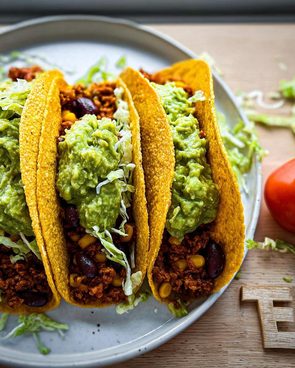 Tacos mit Bohnen, Mais & Guacamole - Other 4