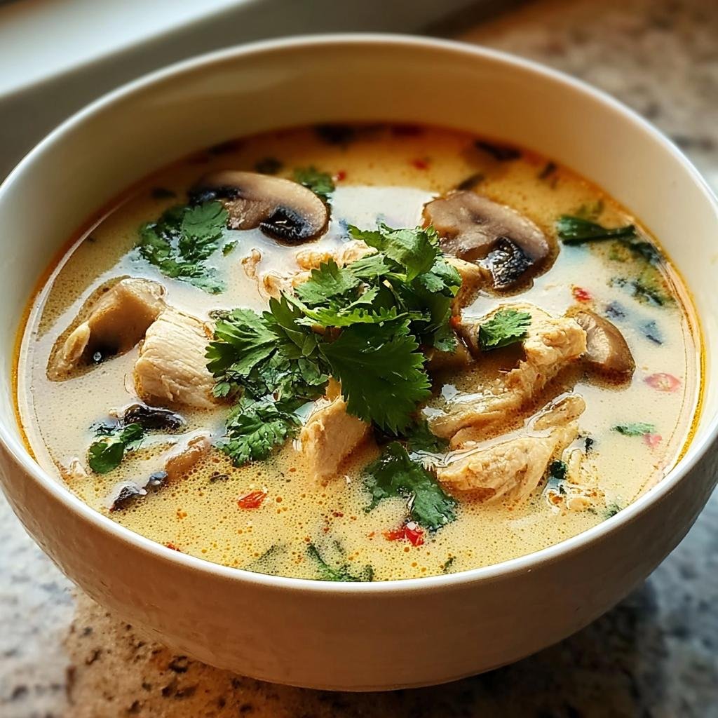 Tom Kha Gai (Kokos-Hühnersuppe) - Tasty