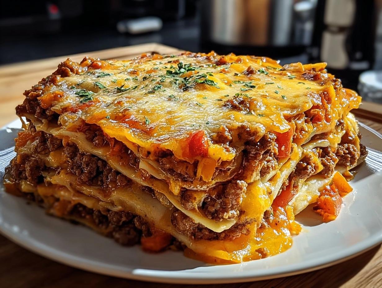 Tortilla-Ofenauflauf mit Salsa & Käse - Featured