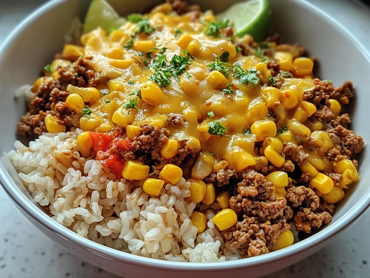 Super Taco-Pfanne mit Hack, Mais & Bohnen jetzt