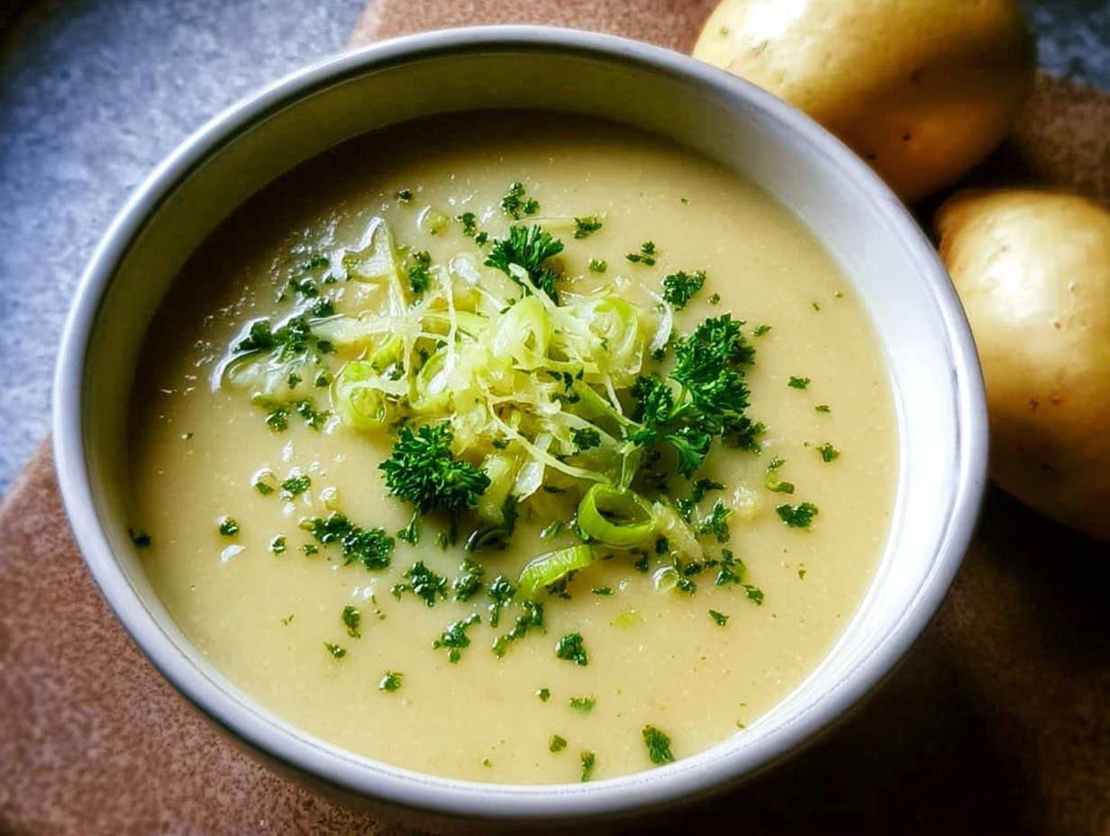 Blitzschnell: Kartoffel-Lauch-Suppe in 25 Minuten