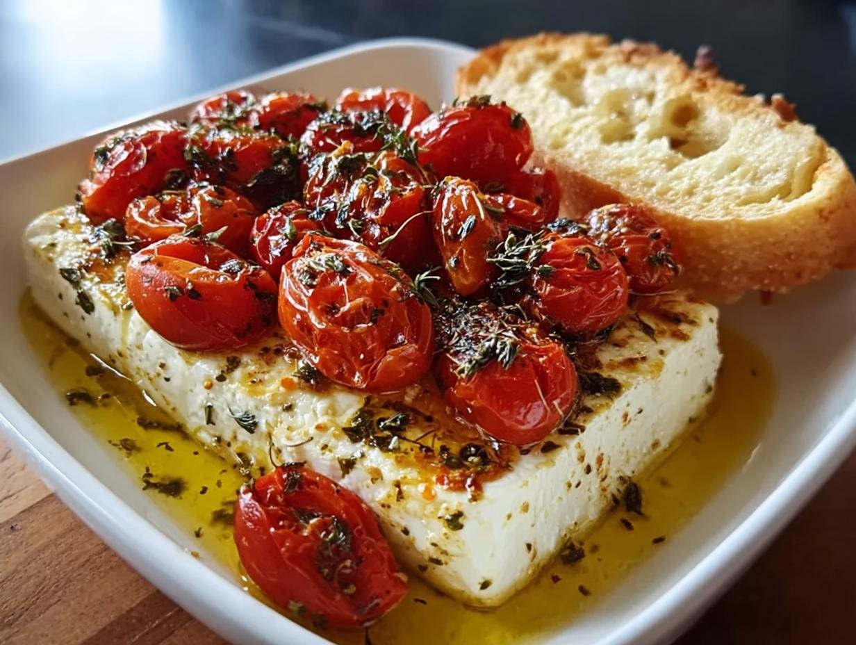 Blitzschneller Ofen-Feta mit Tomaten